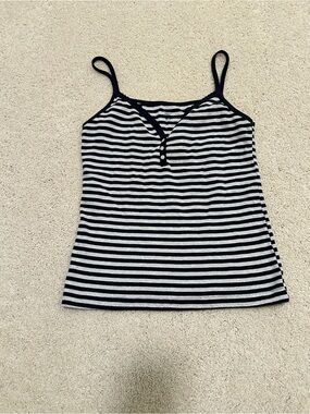 Navy and grey Archie tank Brandy
